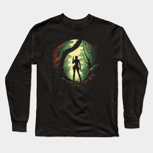 The Tomb Raider Long Sleeve T-Shirt by DesignedbyWizards